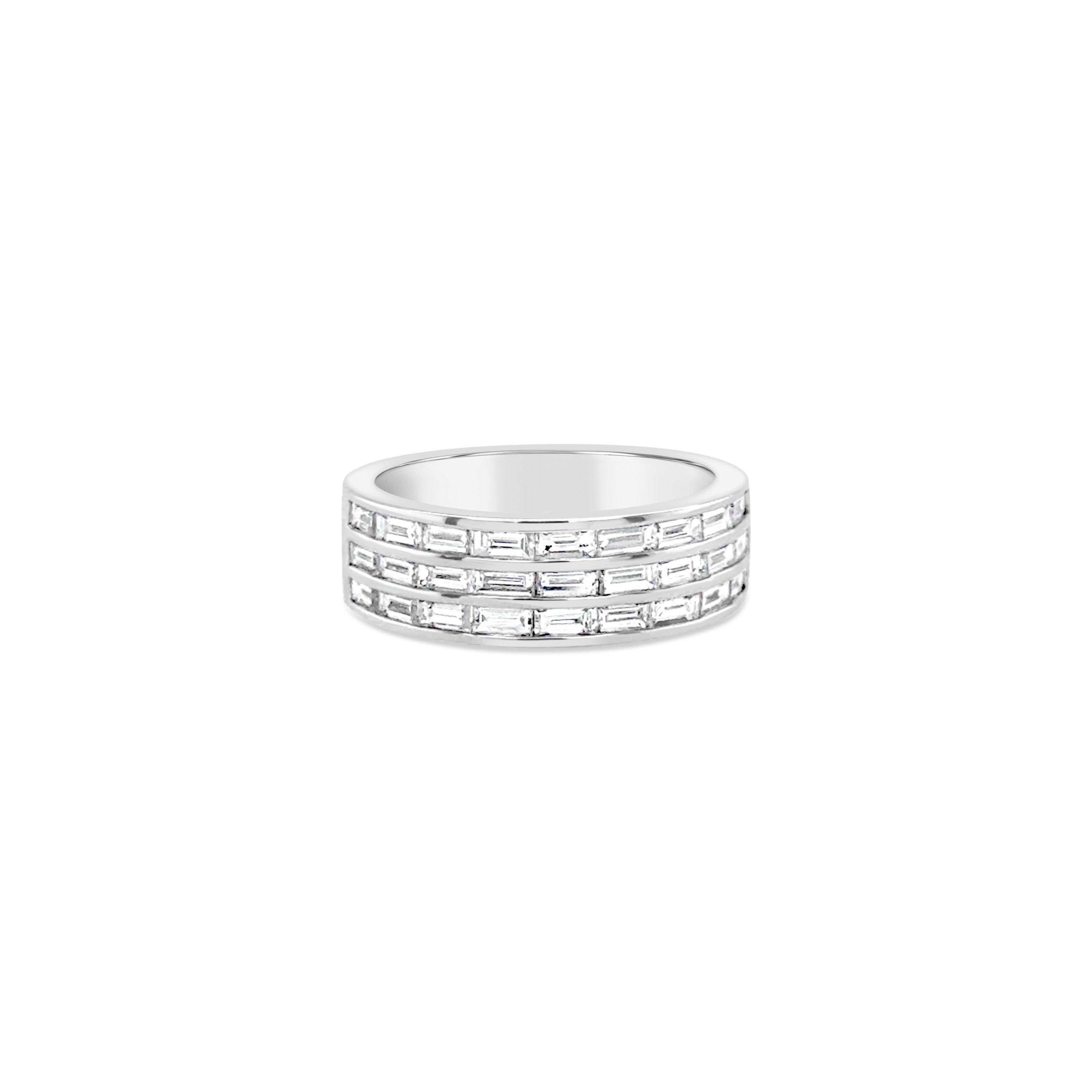 Anillo Baguette Triple
