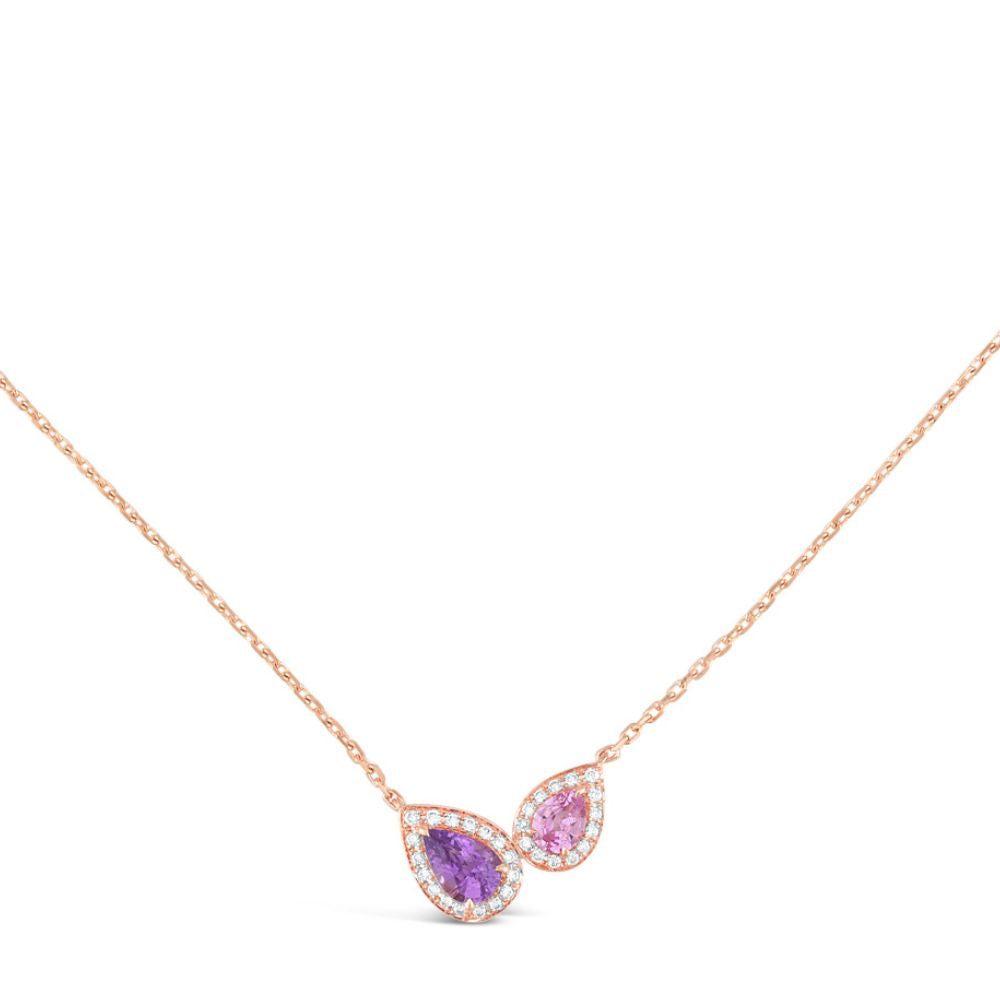 Collar Gotas Rosé