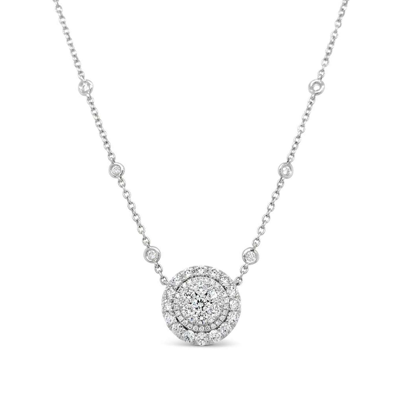 Collar Halo Diamantes