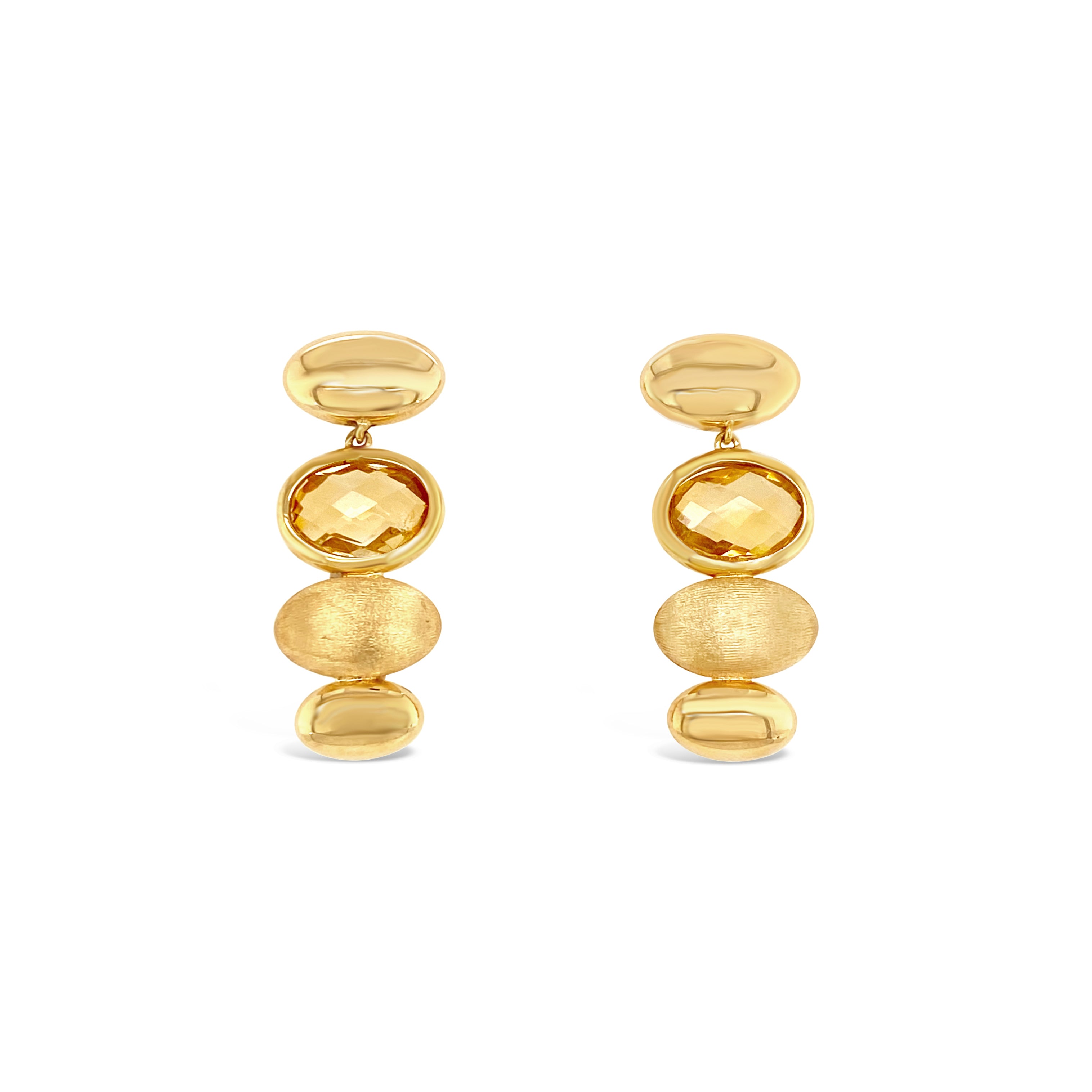 Aros Citrina y Oro.