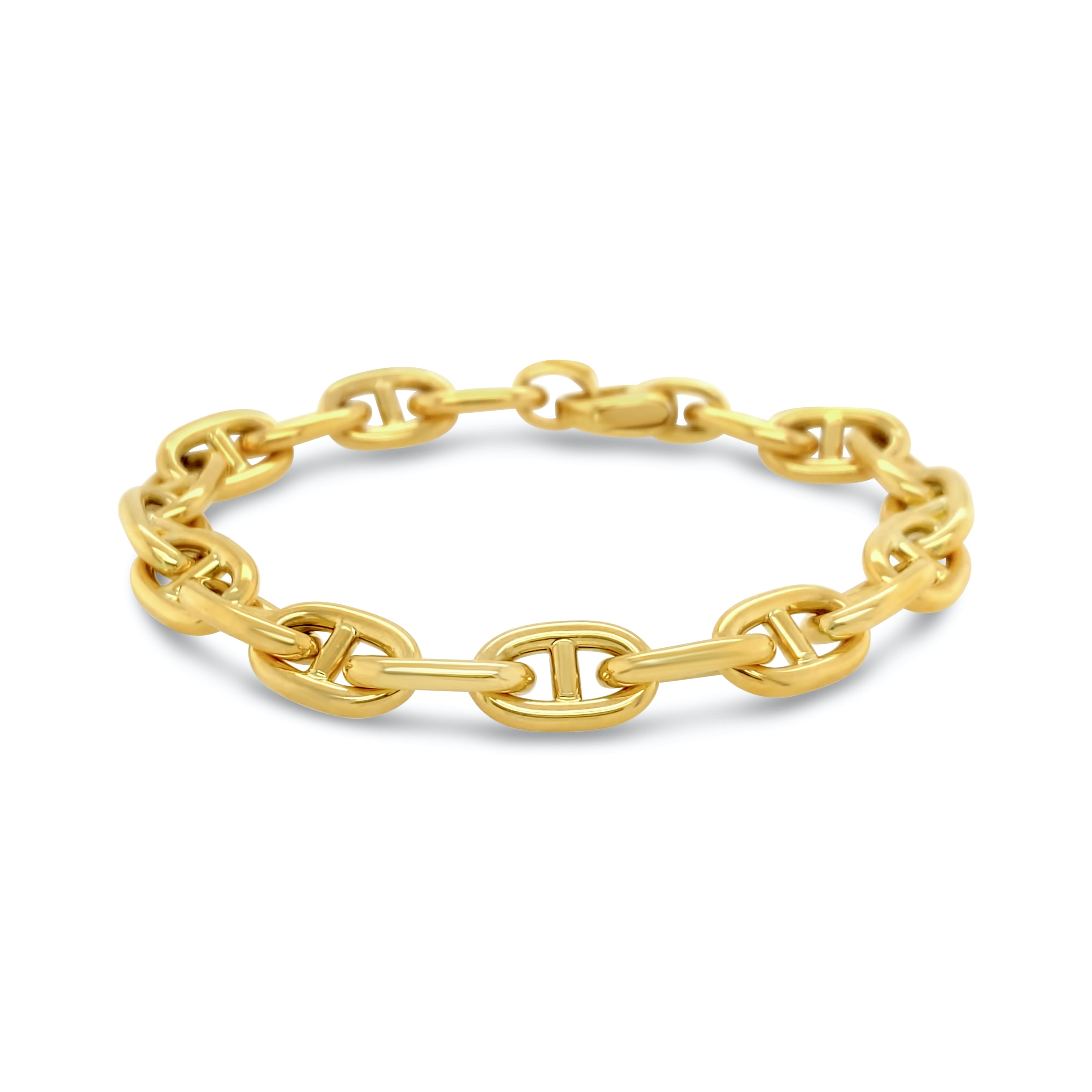 Pulsera oro amarillo 18k.