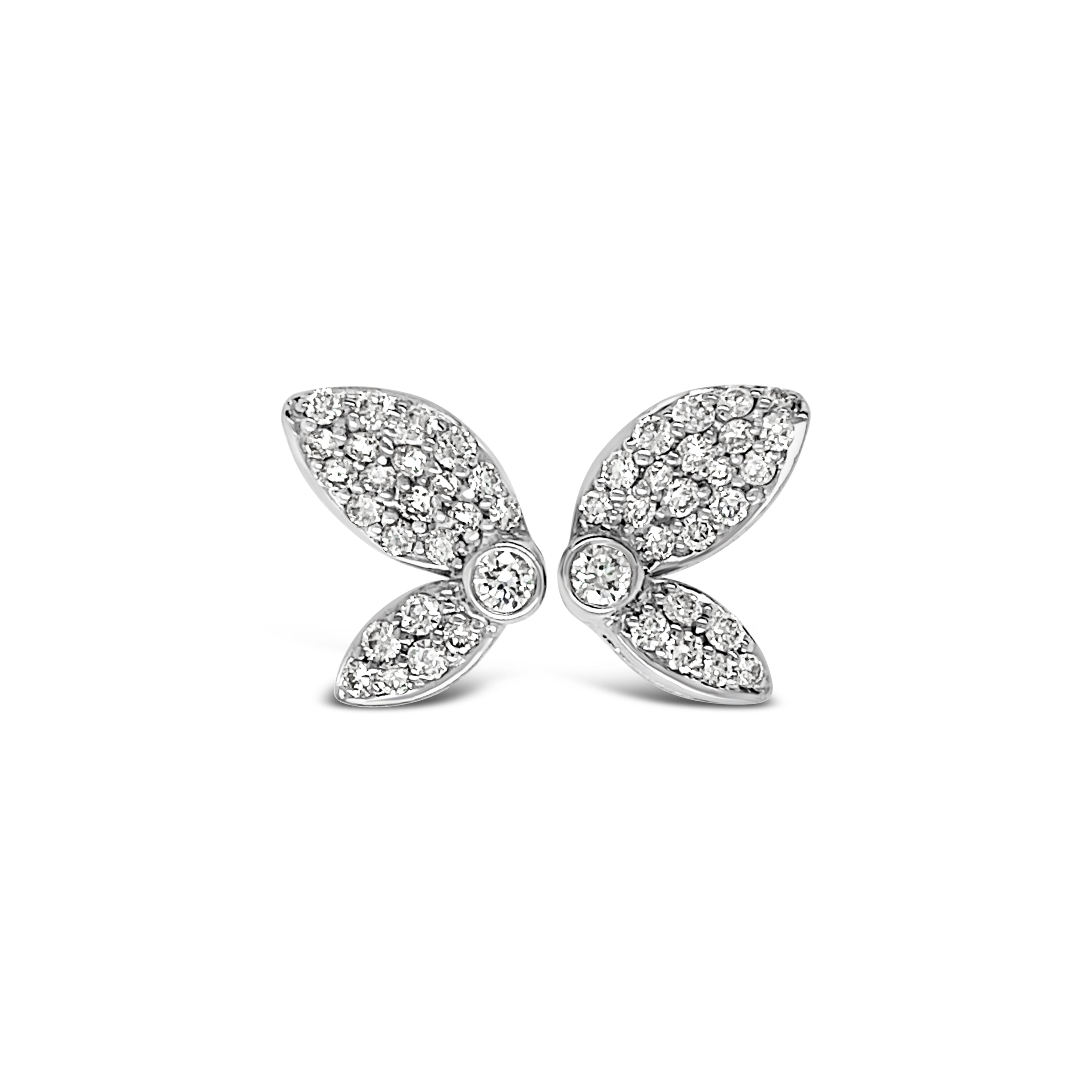 Aros alas de mariposas.