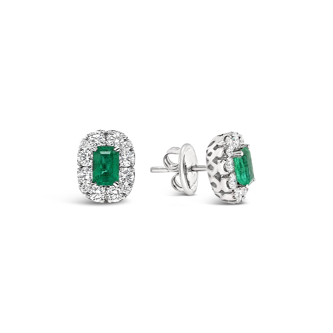 Aros de esmeralda.